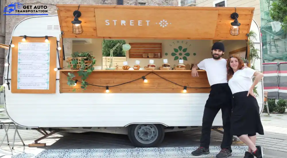 Shipping container food truck