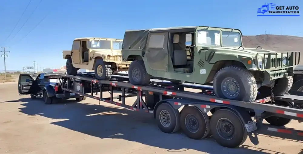 military vehicle shipping